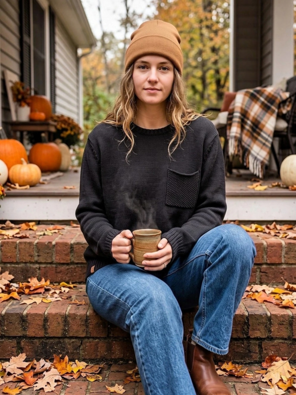 tentree Organic Cotton Knit Crewneck Sweater – Women's Large